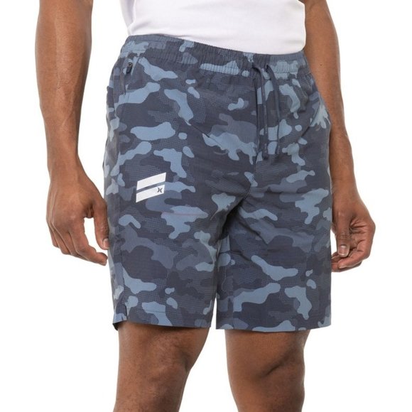 Hurley Other - Hurley Men's Hybrid Lightweight Sport Volley Shorts Blue Camouflage Sizes M L XL